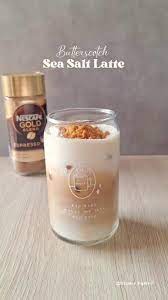 Butterscotch Sea Salt Latte